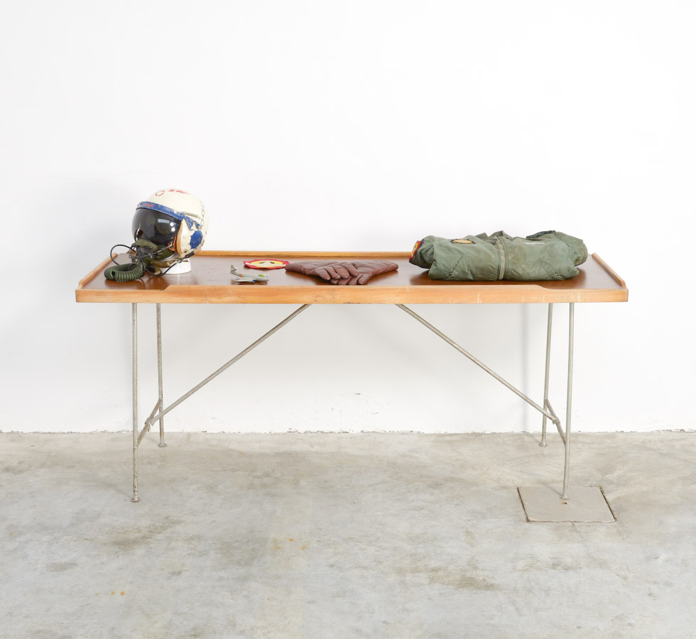 Solid Industrial Folding Table - Vintage Design Point