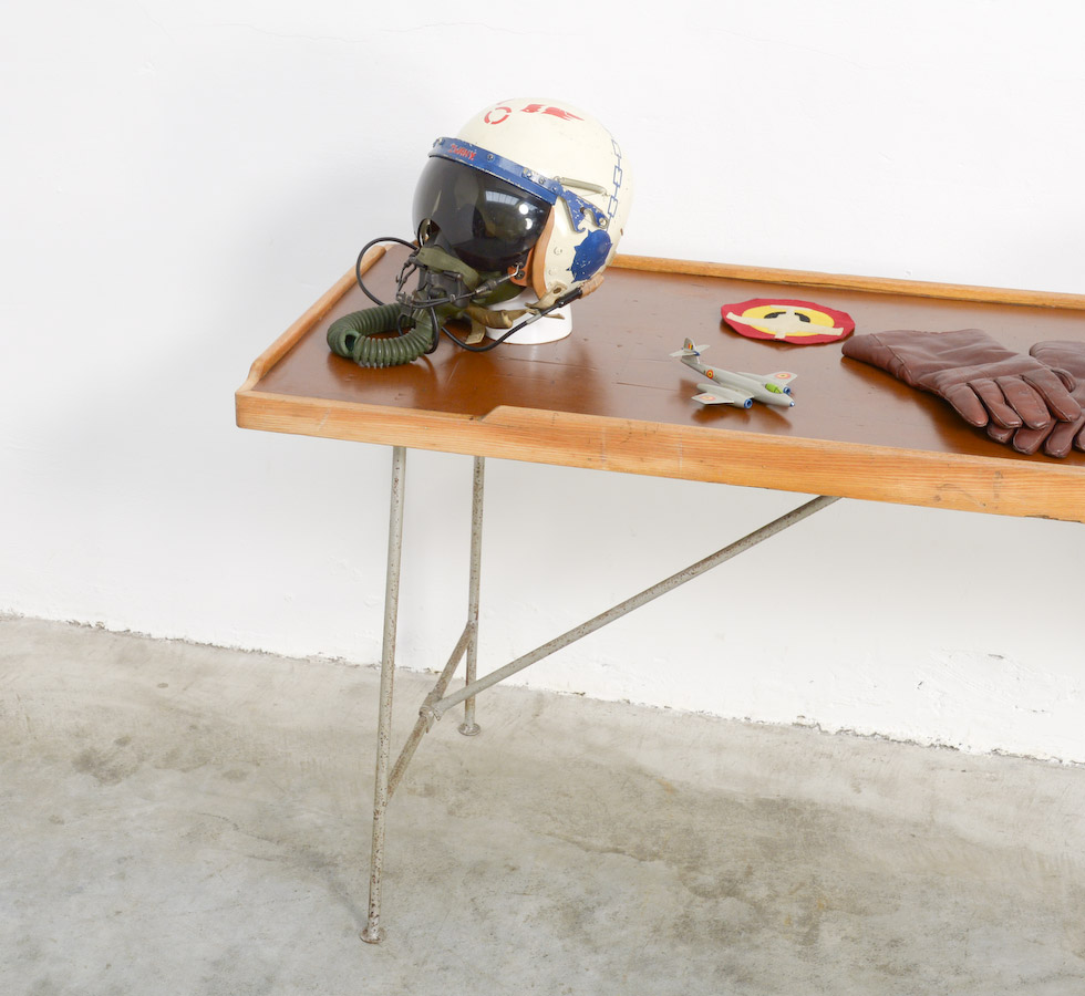 Solid Industrial Folding Table - Vintage Design Point