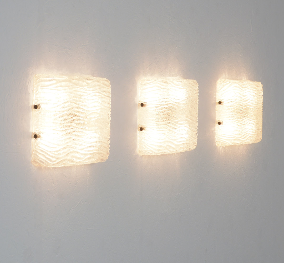 venetian glass wall lights