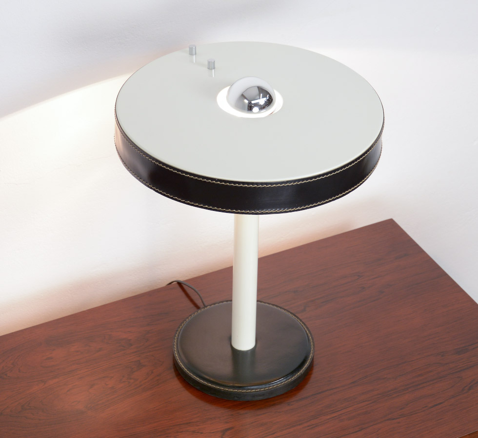 Minimal Black White Desk Lamp By L Kalff For Philips Vintage