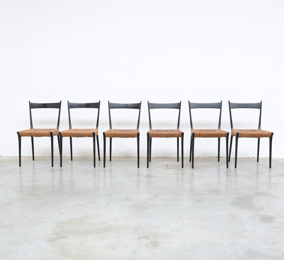 Set of 6 S2 Chairs by A. Hendrickx for Belform - Vintage Design Point