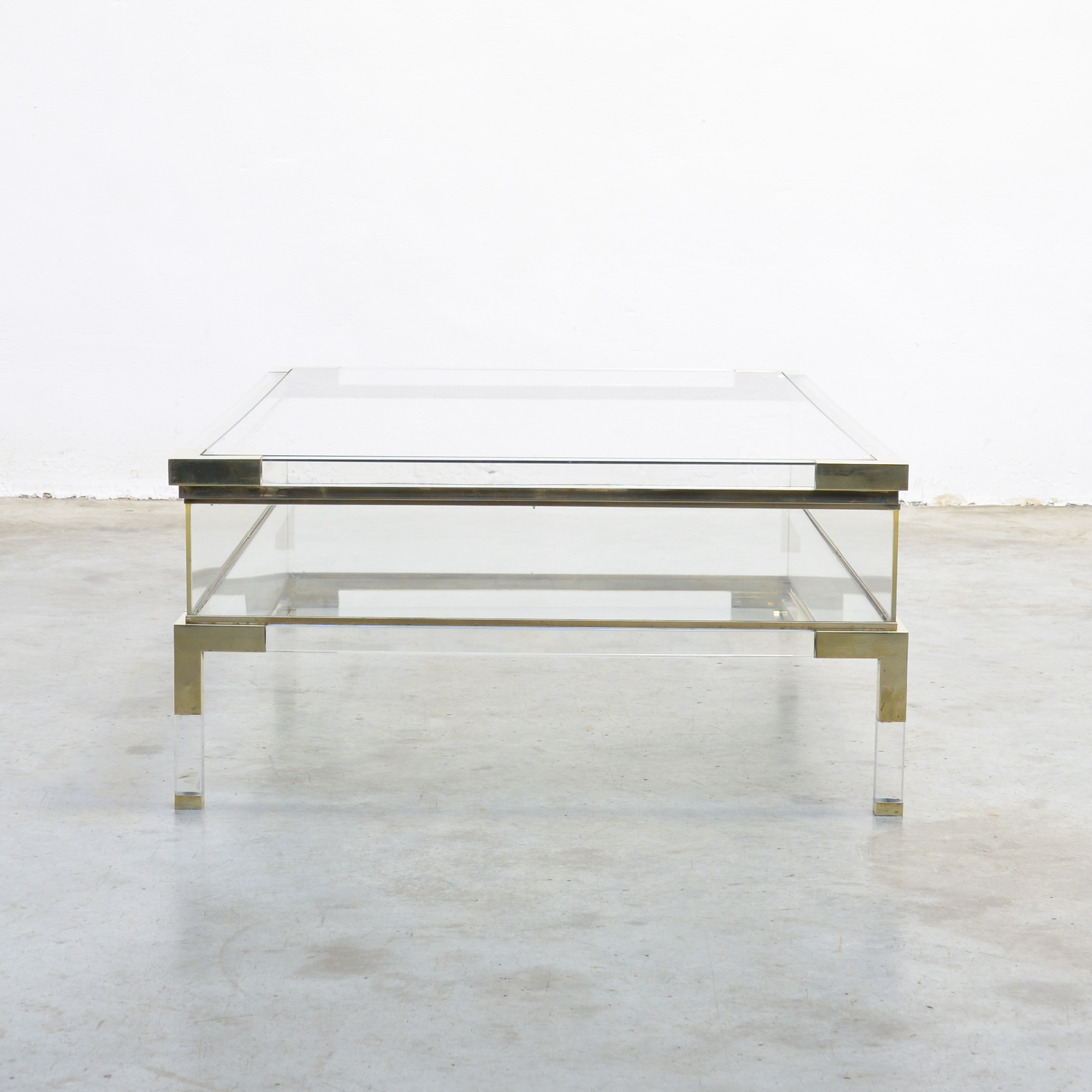 Lucite Coffee Table inspired by Charles Hollis Jones - Vintage Design Point