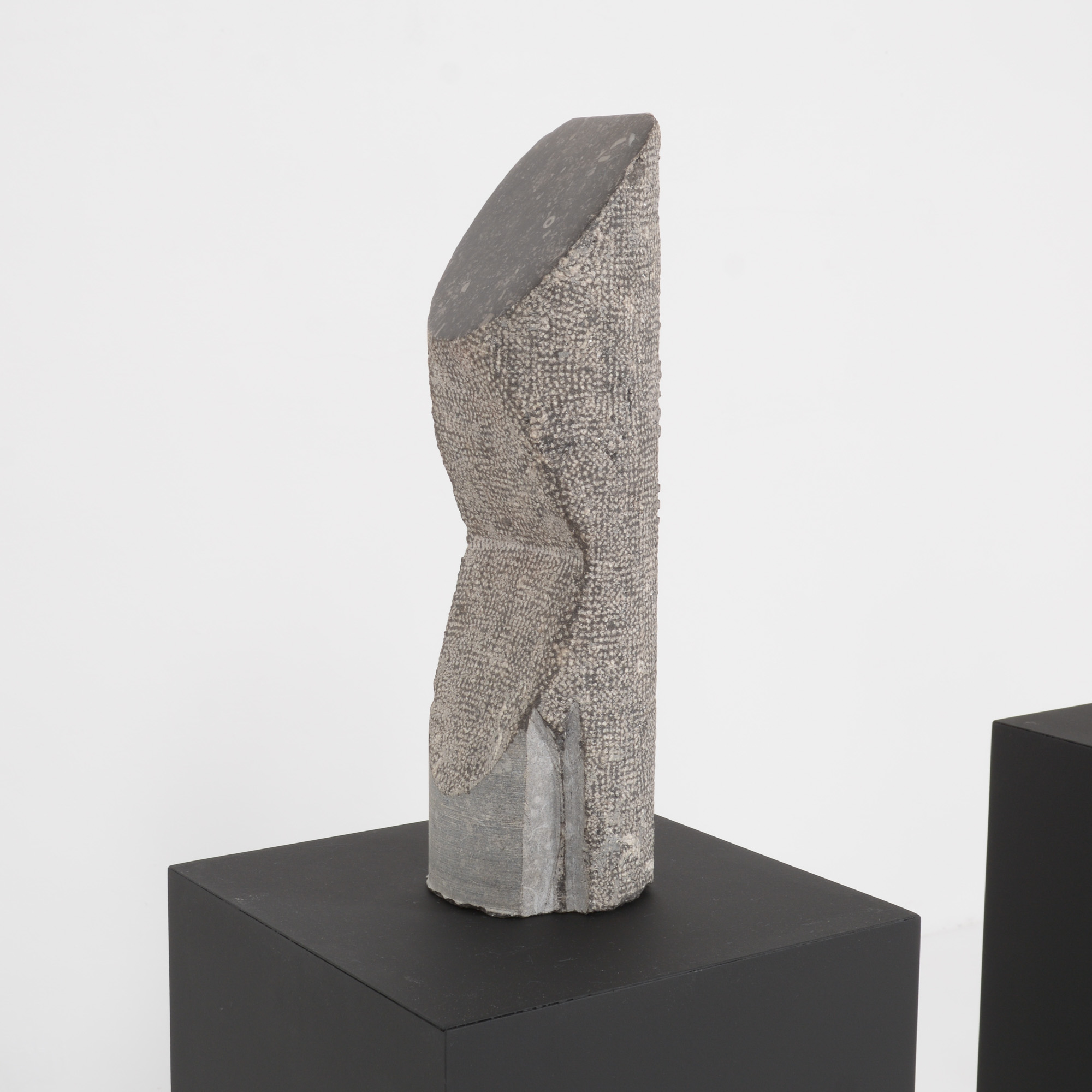 Abstract Bluestone Sculptures by Jorg Van Daele - Vintage Design Point