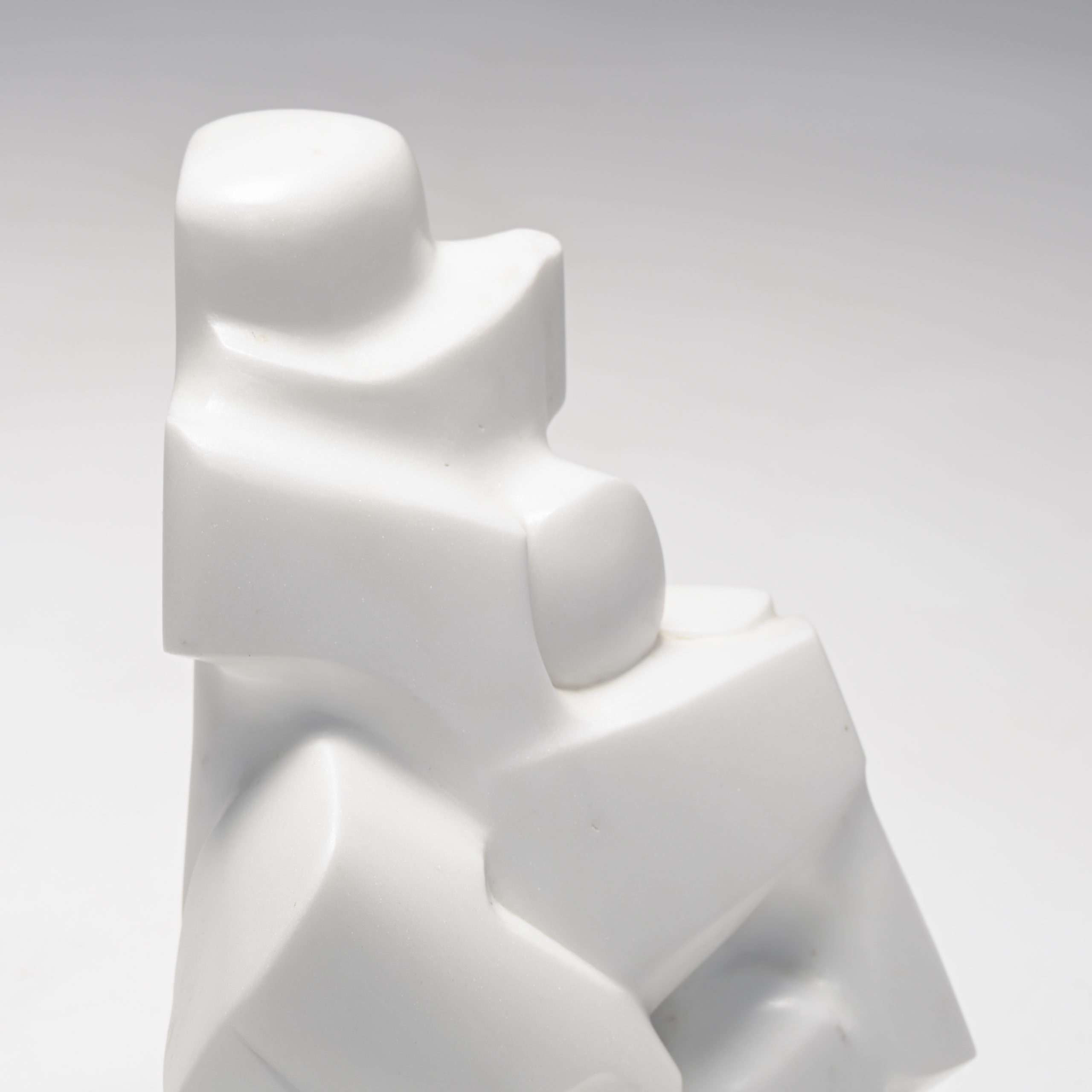 White Marble Sculpture by Jan Keustermans - Vintage Design Point